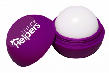 Rubber Case Round Lip Balm - USA Made