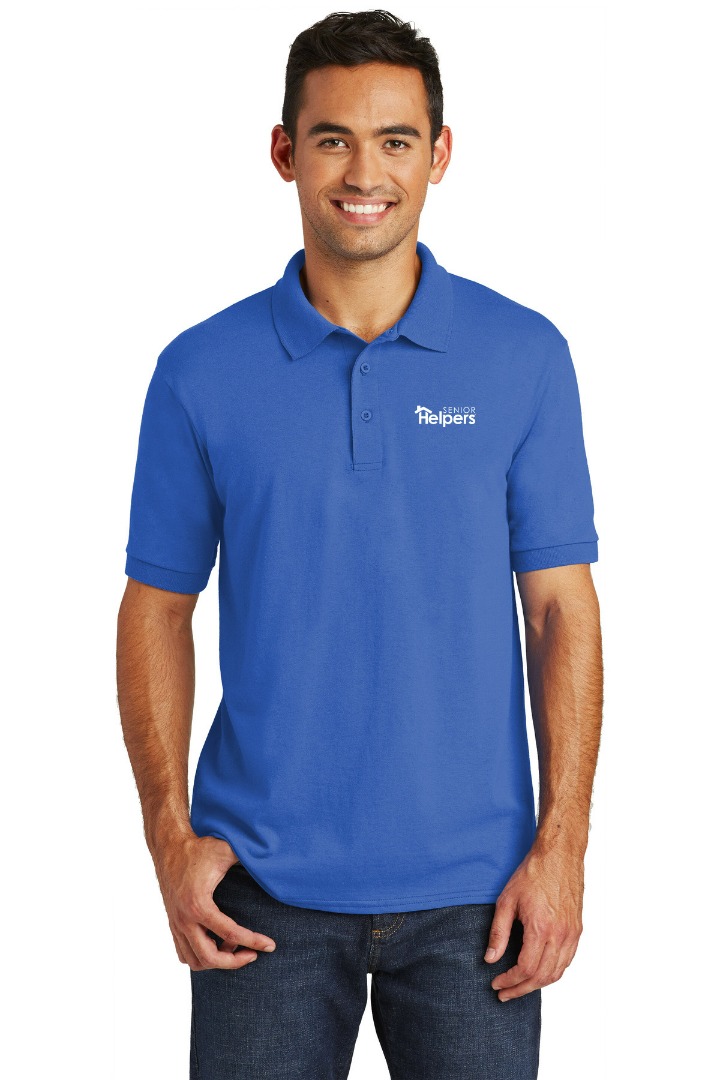 Core Blend Polo-SCREEN PRINTED LOGO – Senior Helpers Merchandise Store